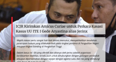 ICJR Kirimkan Amicus Curiae Tingkat Kasasi untuk Kasus Jerinx: Mahkamah Agung Diharapkan Teliti