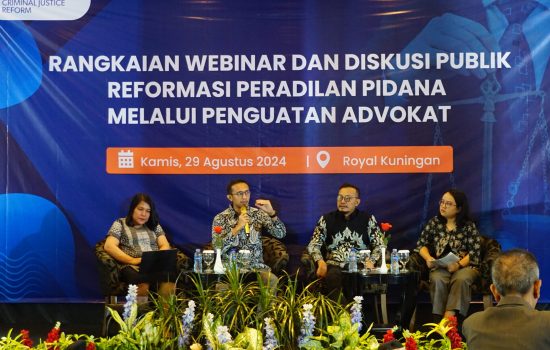 ICJR Menyelenggarakan Rangkaian Webinar dan Diskusi Publik untuk Dorong Reformasi Peradilan Pidana Melalui Penguatan Advokat