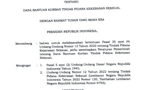 [RILIS KOALISI] Catatan Krusial Terkait PP 29/2025 tentang Dana Bantuan Korban Tindak Pidana Kekerasan Seksual